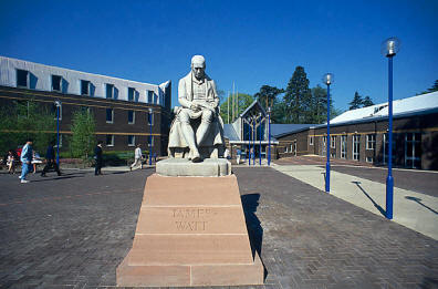 James Watt. Photo by Ken Patterson, Heriot-Watt University